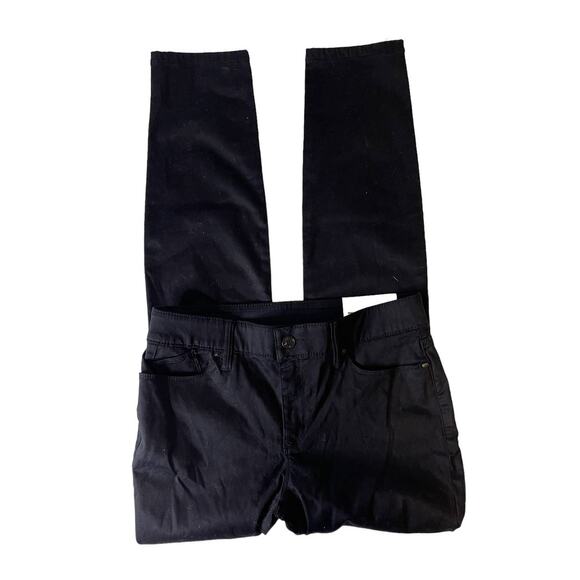 Chicos Secret Stretch Four Pocket Jet Black Jeggings Chicos Size OR Size 4 BNWT - Picture 5 of 14